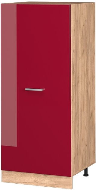 Vicco - Hochschrank R-Line, Bordeaux Hochglanz, 60 cm