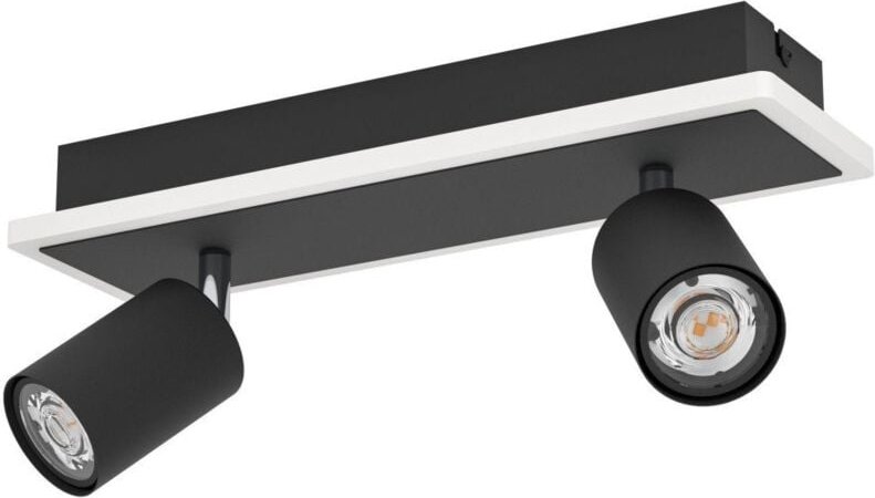 Led Deckenleuchte Rimbocchi 1 2x 35W, 1500 lm, 3000K, ww, schwarz Deckenlampen & Kronleuchter - Eglo