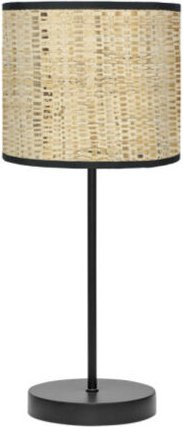 Tischplatte natasha 1xe14 schwarz/kastanie 43x17x17 cm