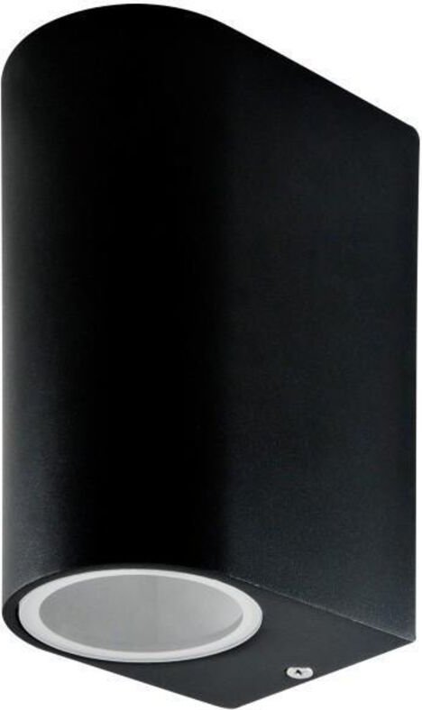 Außen-Garten-Wandleuchte Boston 2xGU10 IP44 schwarz Goldlux