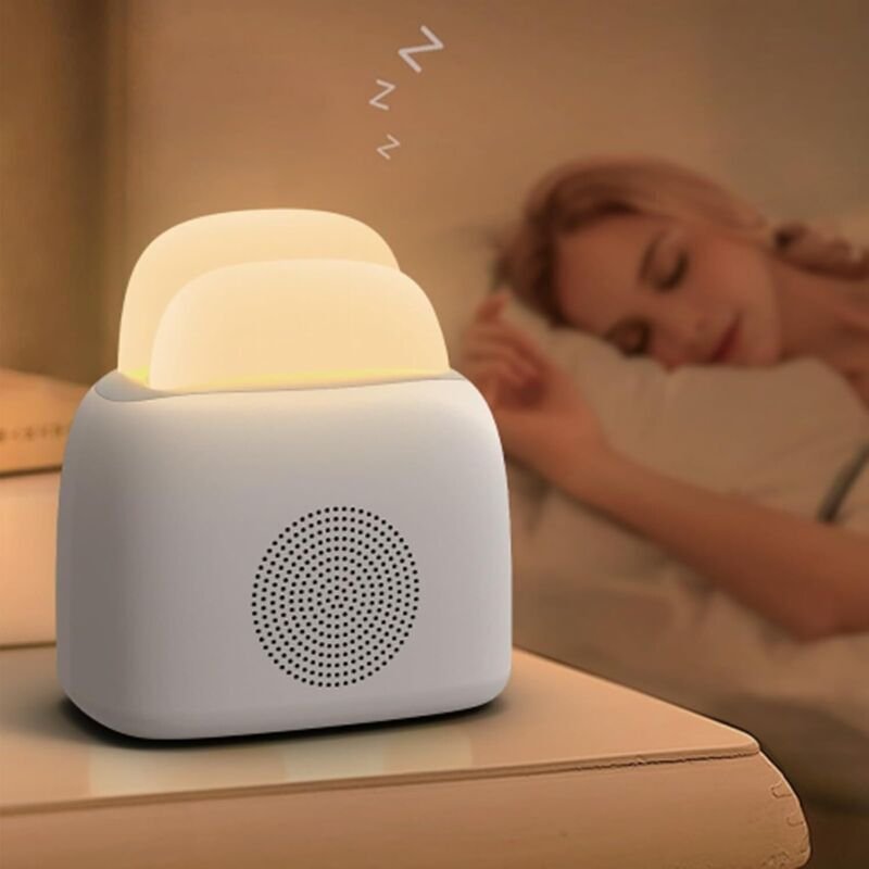 Nachtlicht fürs Kinderzimmer, wiederaufladbar mit Bluetooth-Lautsprecher, tragbare Lampe für Babys und Erwachsene, Zimme...