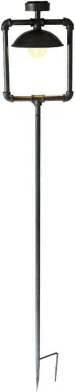 Harms - Vintage led Solar Garten Lampe Terrassen Beleuchtung Außen Steck Leuchte antik schwarz