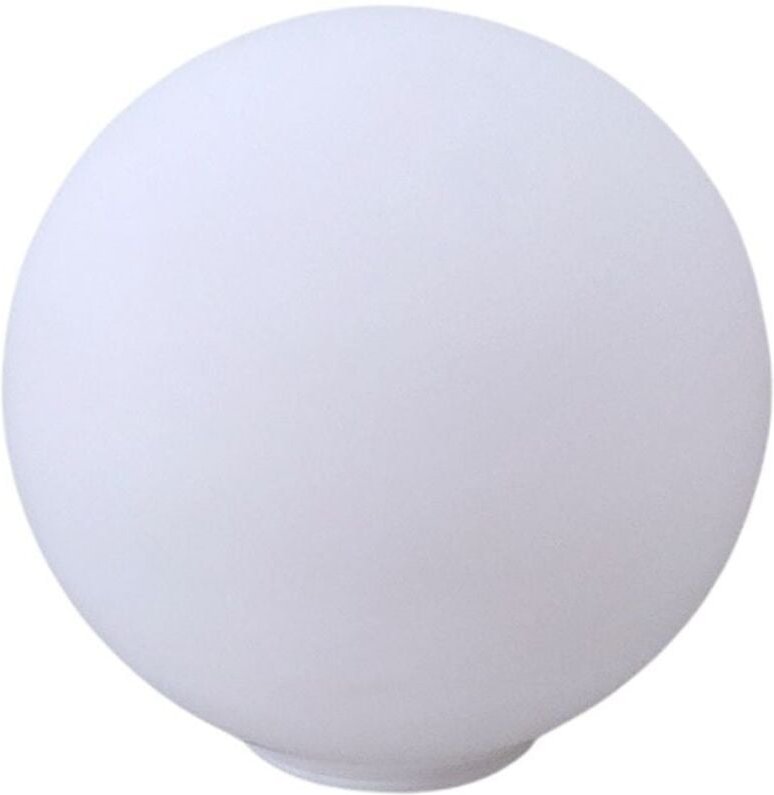 Matter Opal-Glaslampenschirm 14x14cm Öffnung 5cm