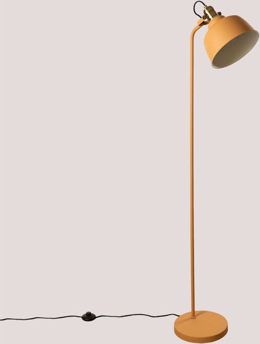 Thumbnail - Stehlampe Louise Mandarine Orange - Sklum