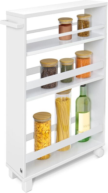 Küchenwagen Nischenwagen Hylla Weiß - Bomoe