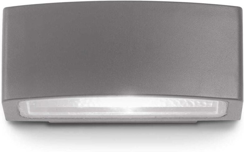 Ideal Lux - Andromeda - 1 Light Outdoor Small Up Down Wandleuchte Chrom poliert, Anthrazit IP55, E27