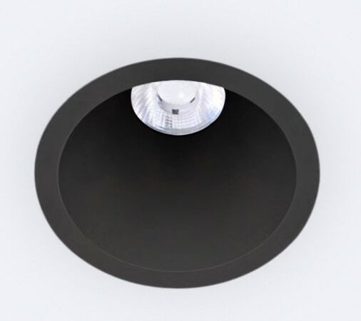 Ledkia - led Downlight Einbaustrahler 5-7W Konisch Areni Schnitt ø 65 mm 2700K Schwarz Warmweiß 5 w