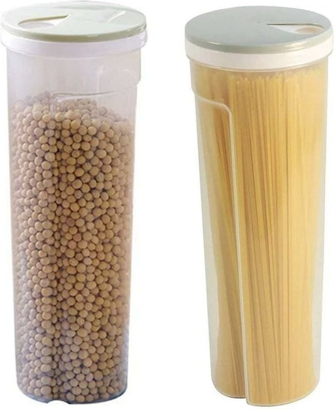 Ymyny - mumu 2er-Set Frischhalteboxen, Spaghetti-Müslibehälter, Frischhaltedosen