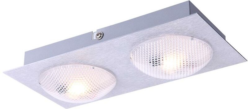 Deckenlampe Deckenleuchte Wandlampe Wandleuchte Wohnzimmerleuchte, 2 Flammig satiniert, led 5W 345Lm warmweiß, LxBxH 22x...