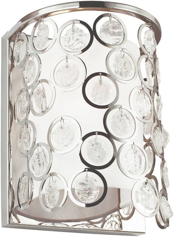 Wandleuchte Wandlampe Kristallleuchte Wohnzimmerleuchte Flurlampe E27 h 33 cm