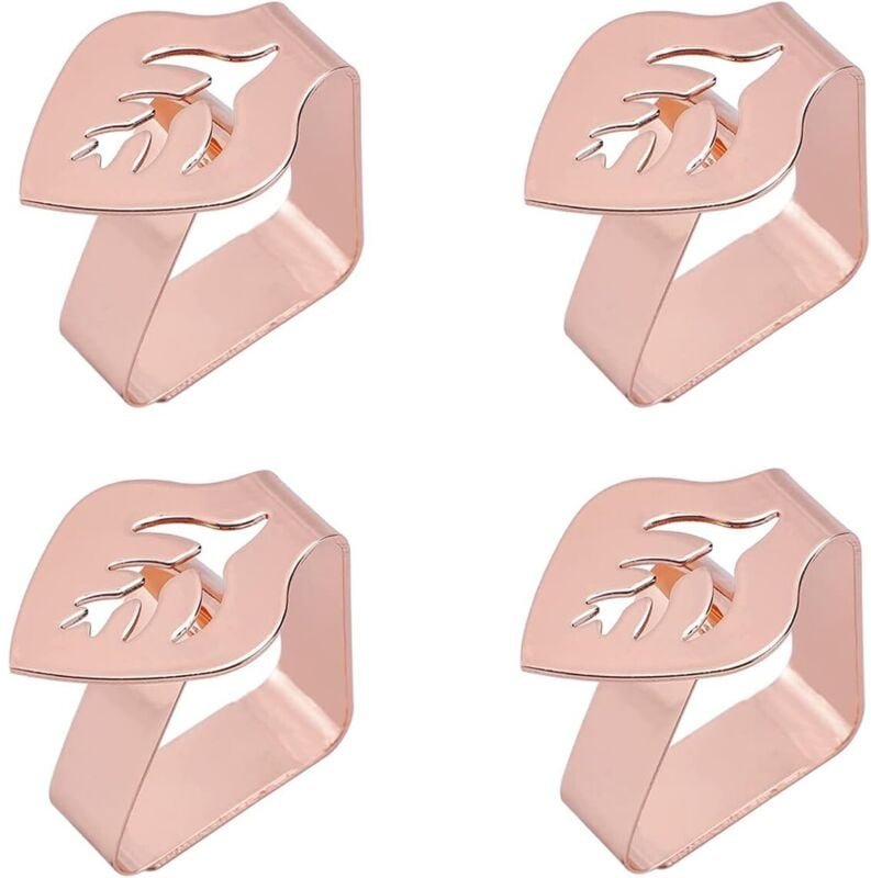 4 clip per tovaglia, supporto per tovaglia, clip per tovaglia, clip per tovaglia in acciaio inossidabile, adatte per fis...