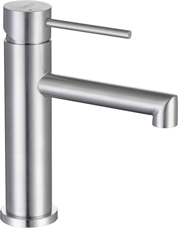 ONECE Waschtischarmatur, gebürstete Oberfläche, verschleißfeste Edelstahl-Waschtischarmatur, austauschbarer Luftsprudler...