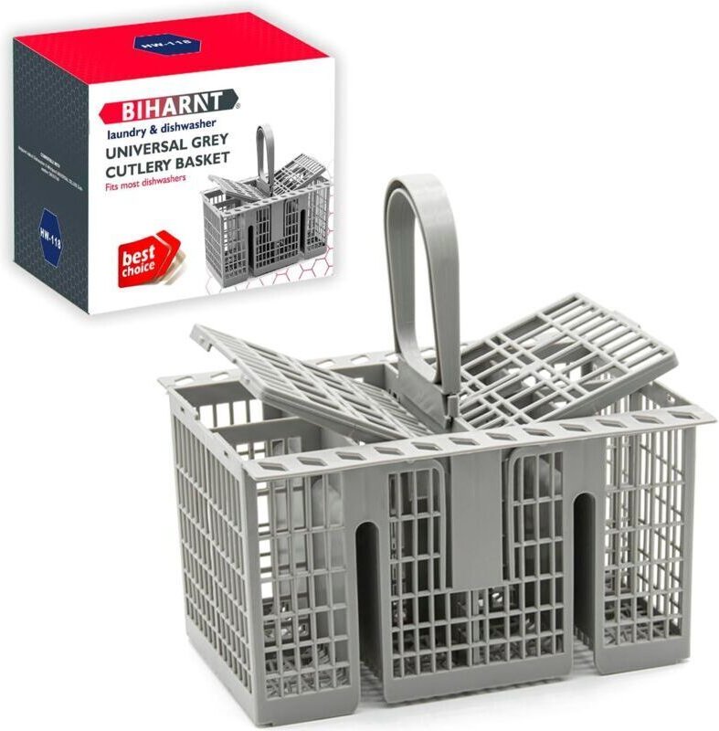 Universalkorb für Hotpoint Geschirrspüler mit großem Fassungsvermögen 99673-8729, C00257140, C00386607 grau