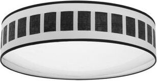 Fabrilamp - ivanna 72w deckenleuchte weiss-schwarz holz 5616lm 3000k,4000k,6500k 14x50x50 cm