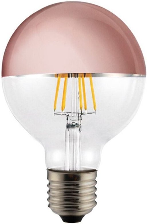 LED-Glühbirne 6W G125 Halbspiegel Kupfer