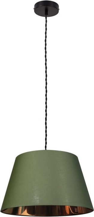 Ledkia - Pendelleuchte Textil Baharia Tarngrün