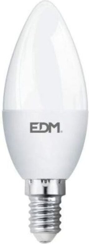 EDM - led Kerzenlampe E14 5W 400lm 4000K Tageslicht Ø3,5x10cm