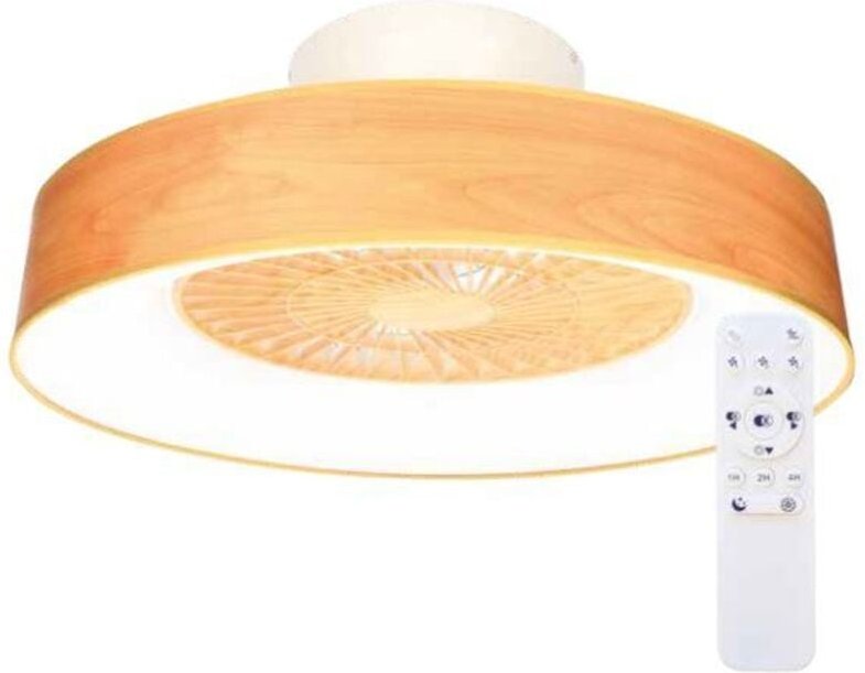 GSC - 22' verstellbarer Deckenventilator mit Kastenventilator in Holzoptik