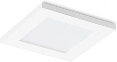 Lampada applique LEROY SQ bianco 12V GU5,3 35W IP44
