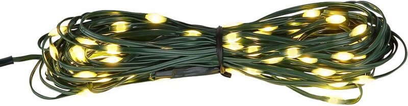 Lichterkette Gartendeko led Weihnachtsdeko 8 Funktionen l 1290cm Dunkelgrün