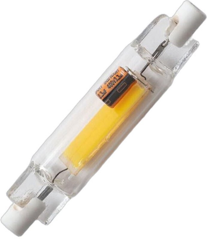 Efectoled - LED-Glühbirne R7S 4W 400 lm cob 78mm No Flicker 3000K Warmweiß