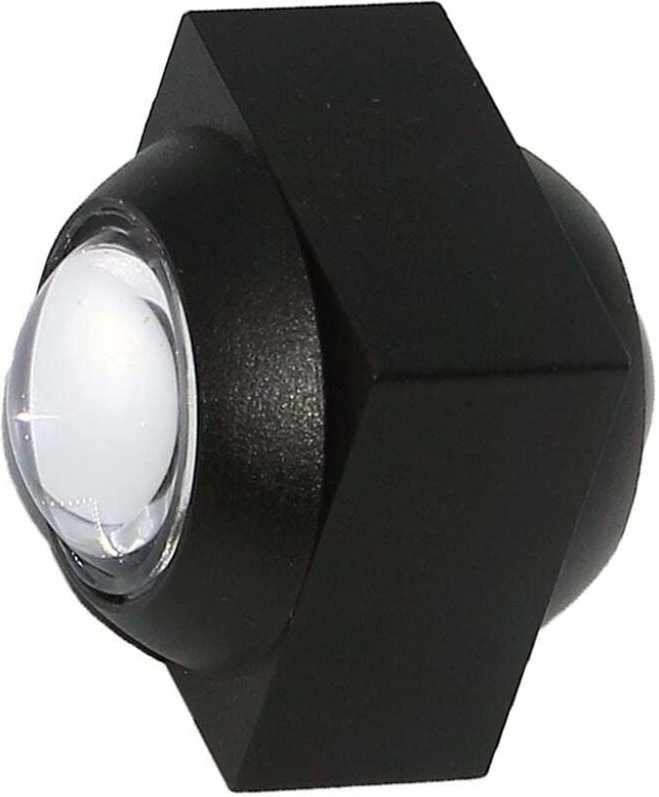 Thumbnail - V-tac - 2W led Wandleuchte Doppelstrahl Schwarz Gehäuse Warmweiß IP54