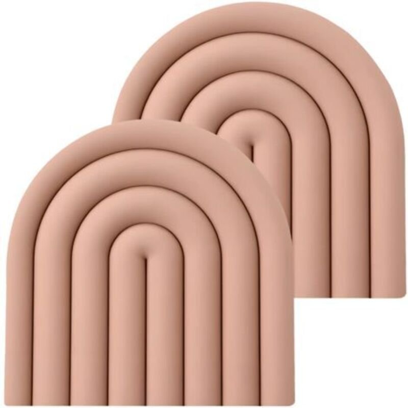 Silikonuntersetzer für heiße Töpfe und Pfannen, stilvolle und farbenfrohe hitzebeständige Untersetzer für die Arbeitspla...