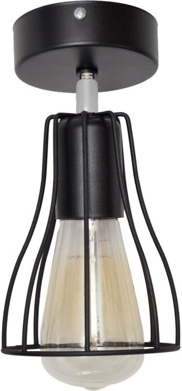 Helam - tube Halbbündiges Licht Schwarz 10cm