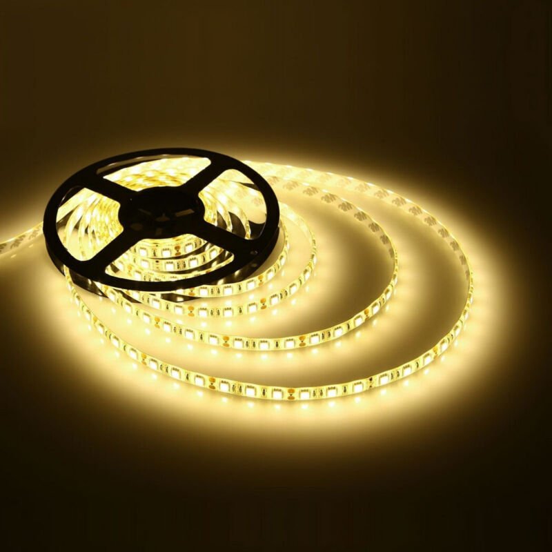 m LED-Streifen SMD5050 Warmweiß, Kaltweiß, Neutralweiß, Wasserdicht, 12 V
