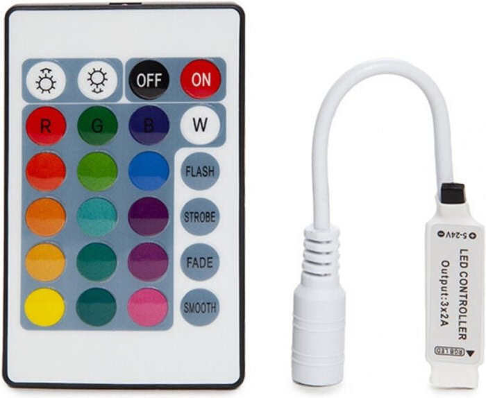 Regler Mini led -Leiste rgb Fernbedienung 12VDC ► 72W