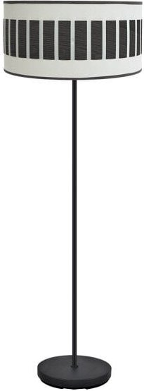 Fabrilamp - Ivanna Floor 1xe27 Schwarz/Weiß-Schwarz Holz 163x40x40 Cm