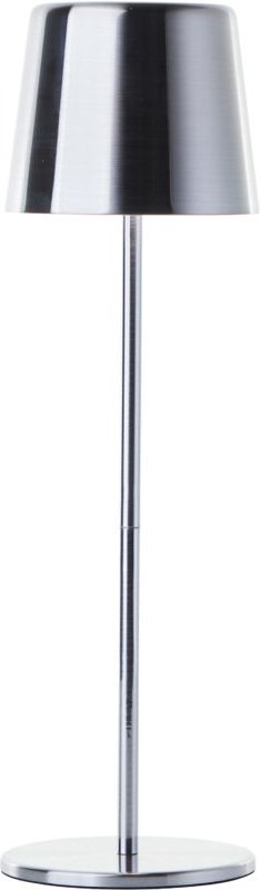 BRILLIANT Akku Tischlampe, 37cm, 300 lm, 3000-6500 K, dimmbar, alu gebürstet