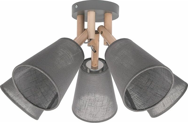 Deckenlampe vaio Grau 5-flmg - Licht-erlebnisse