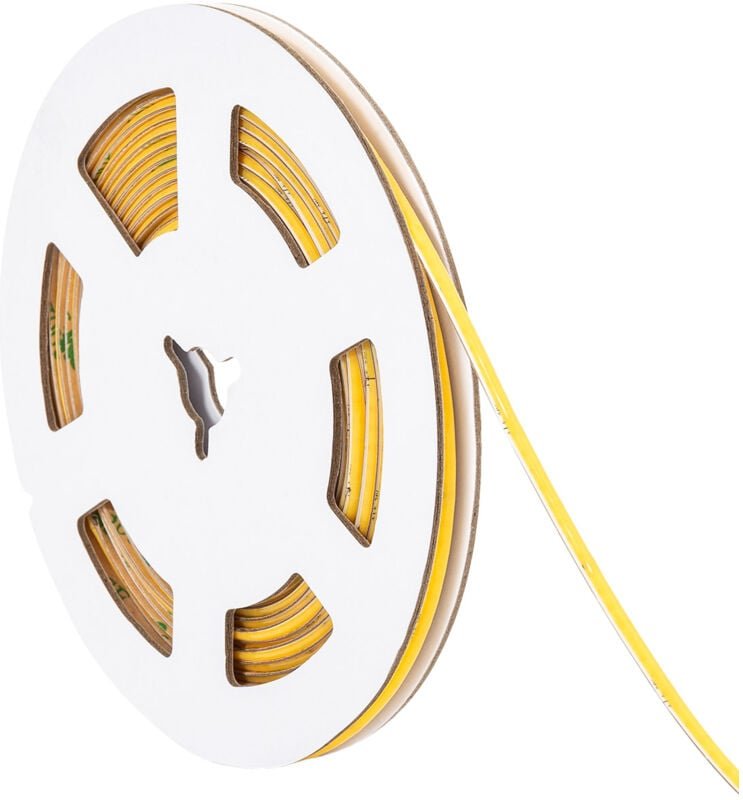 Ledkia - LED-Streifen 24V cob 320 LED/m 5m 3W/m 360 lm/m Breite 3mm Superschmal Schnitt 5 cm IP20 CRI90 4000K Neutralwei...