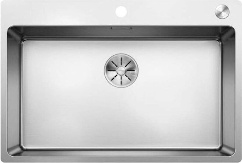 Blanco - Andano 700 - Spüle, 74x50 cm, mit Exzenterbedienung PushControl, Edelstahl 525246
