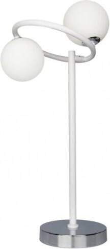 Havanna Tischleuchte 2xg9 weiß/chrom 50x21x23 cm