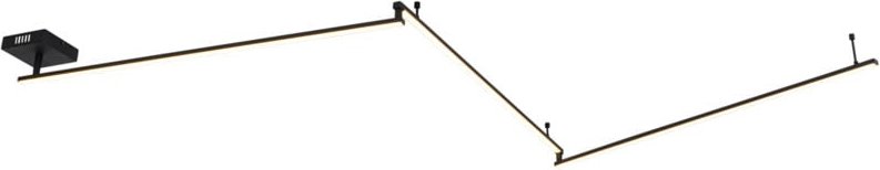 Deckenleuchte schwarz 300 cm inkl. led 3-stufig dimmbar - Annuschka