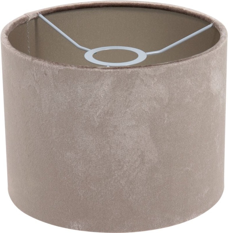 Lampenschirm - Shade - silber - veloursstoff - ø - Steinhauer