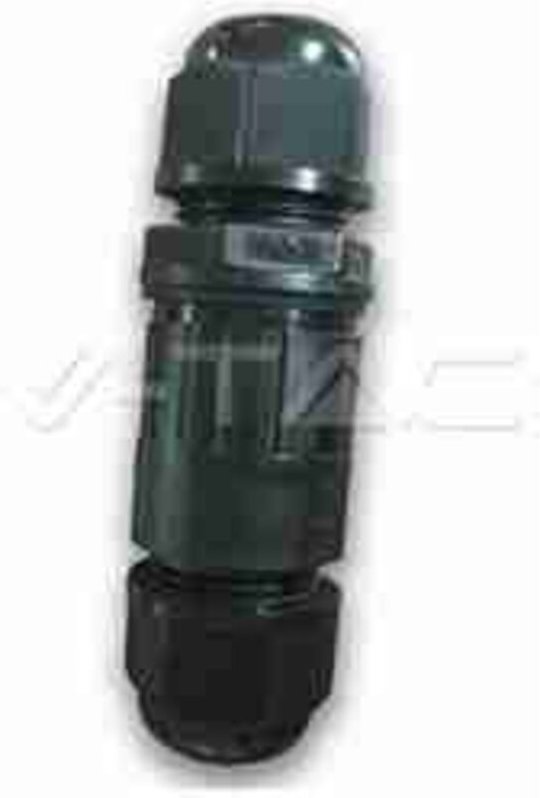 LED362 VT-420 18W LED Kuppelleuchte Quadratisch Schwarzer Rahmen 3000K IP44