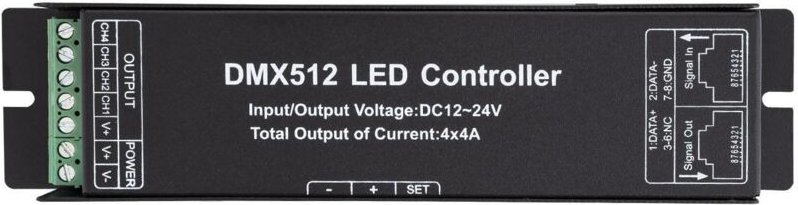 Controller DMX512 4 Kanäle