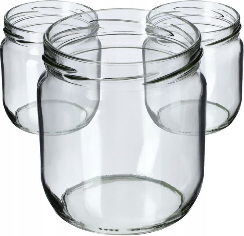 KADAX 24er-Set Marmeladengläser 425 ml mit Schraubdeckel