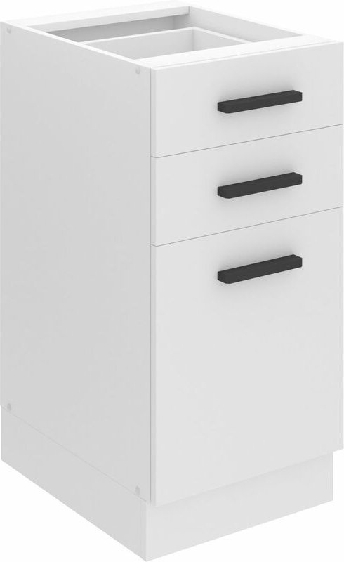 Unterschrank Küche Küchenunterschrank 40 cm Breite Küchenschränke ohne Arbeitsplatte Küchenschrank mit Schubladen Weiß m...