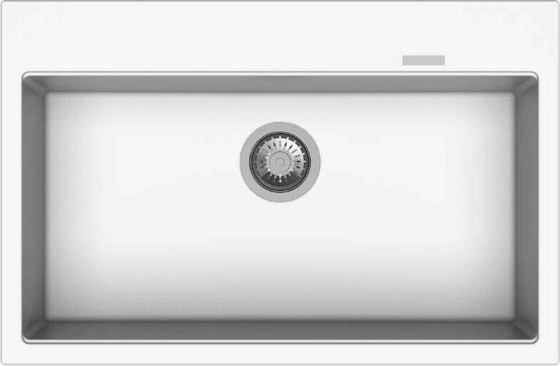 Weißes Waschbecken 78x51 cm