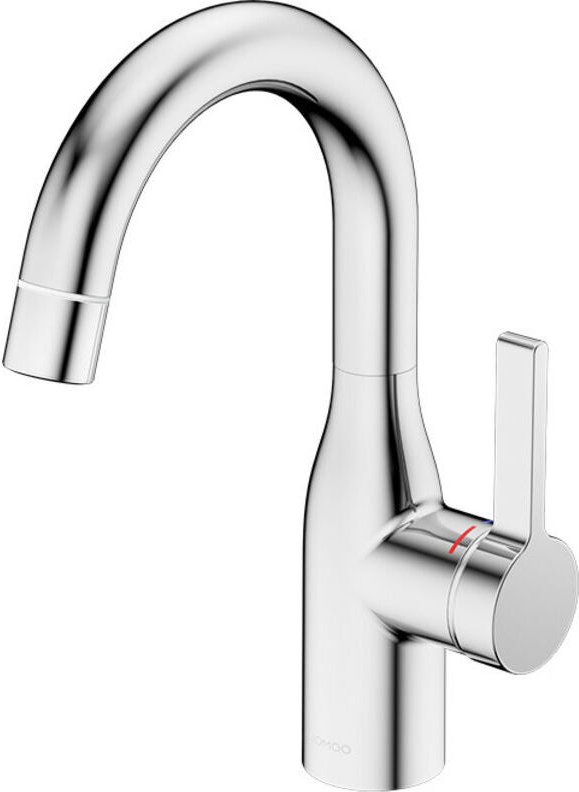 Küchenarmatur, 360° schwenkbare Waschtischarmatur, Mischbatterie mit hohem Auslauf, Armatur für Bad oder kleine Küche, C...