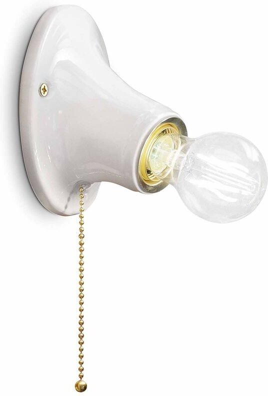 CLASSIC TRIESTE C115-1-02, Wandleuchte mit Keramik-Applique,