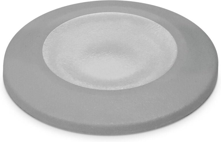 Einbauleuchte Wand Und Boden Rain Round Opal Ip67 G9 Led Bulb 1.70w 170lm Cri80 3000k Grau