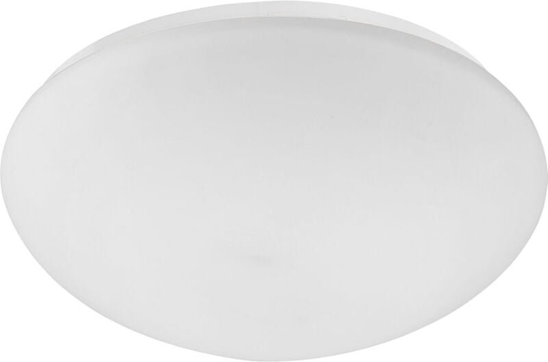 Globo - led Deckenleuchte Deckenlampe Glas Metall weiß 24,5 cm Wohnzimmer Schlafzimmer