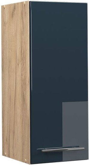 Vicco - Hängeschrank Fame-Line, Dunkelblau Hochglanz, 30 cm