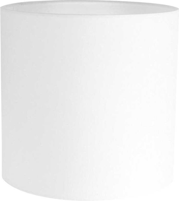 Mexlite - lampenschirm - Shade - weiß - leinen - Ø 18cm - E27 -