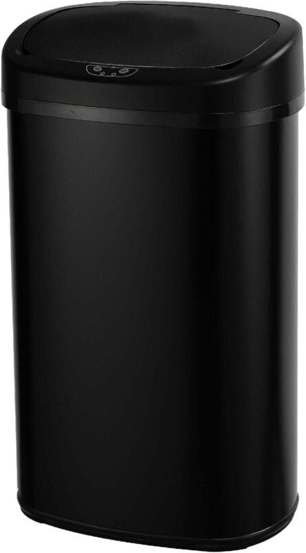 Kitchen Move - Automatischer mülleimer 68l schwarz bat-68ls06a black ss